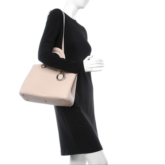 Dior Diorissimo Pebble Leather Rose Poudre - Picture 15 of 16